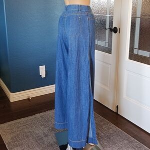 alice+olivia WIDE SPLIT LEG PANTS SZ 25
